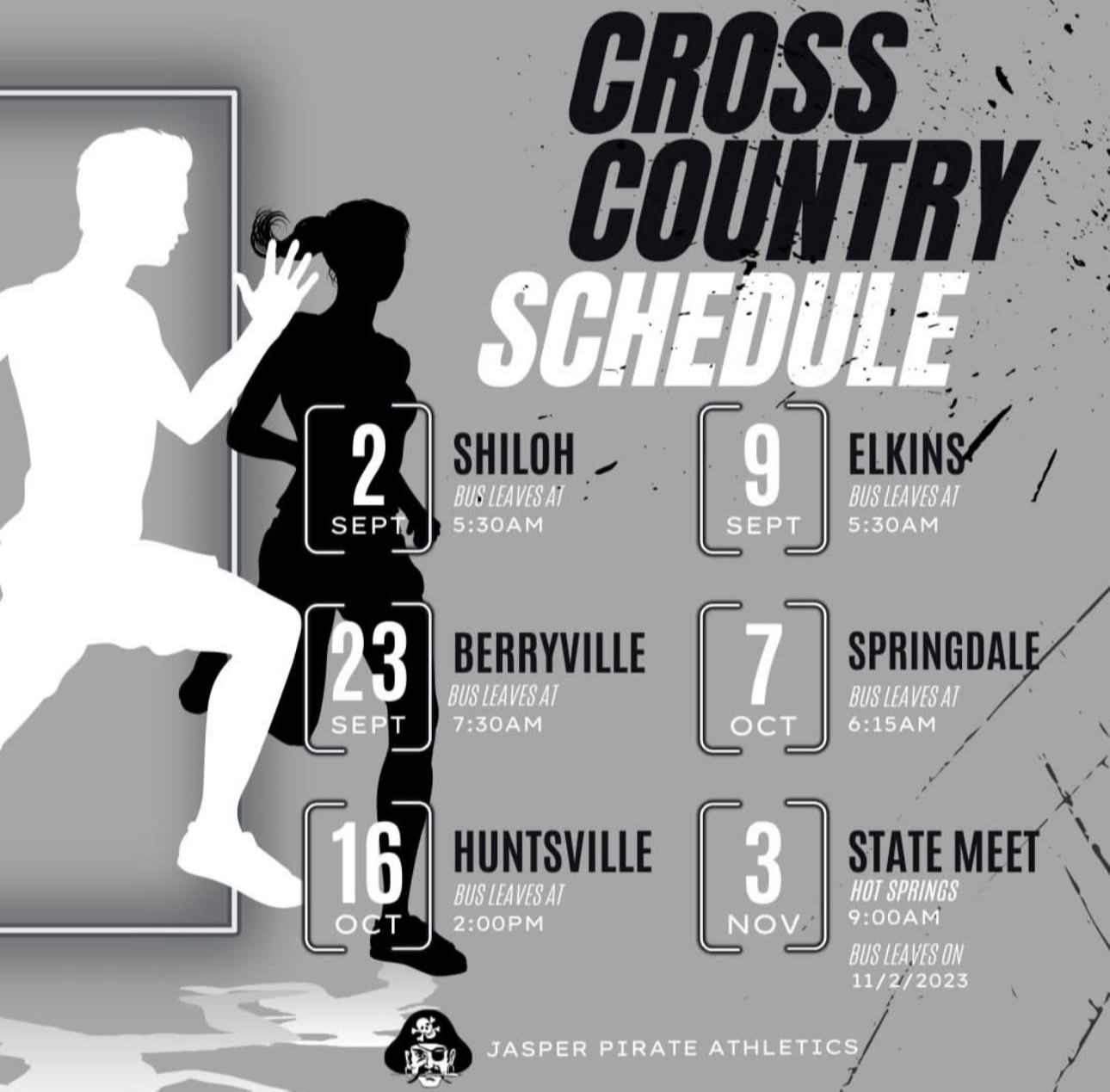 Cross County 2023 Schedule