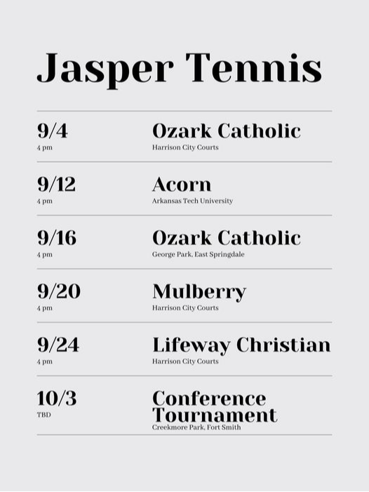 Pirate Tennis Schedule 2023