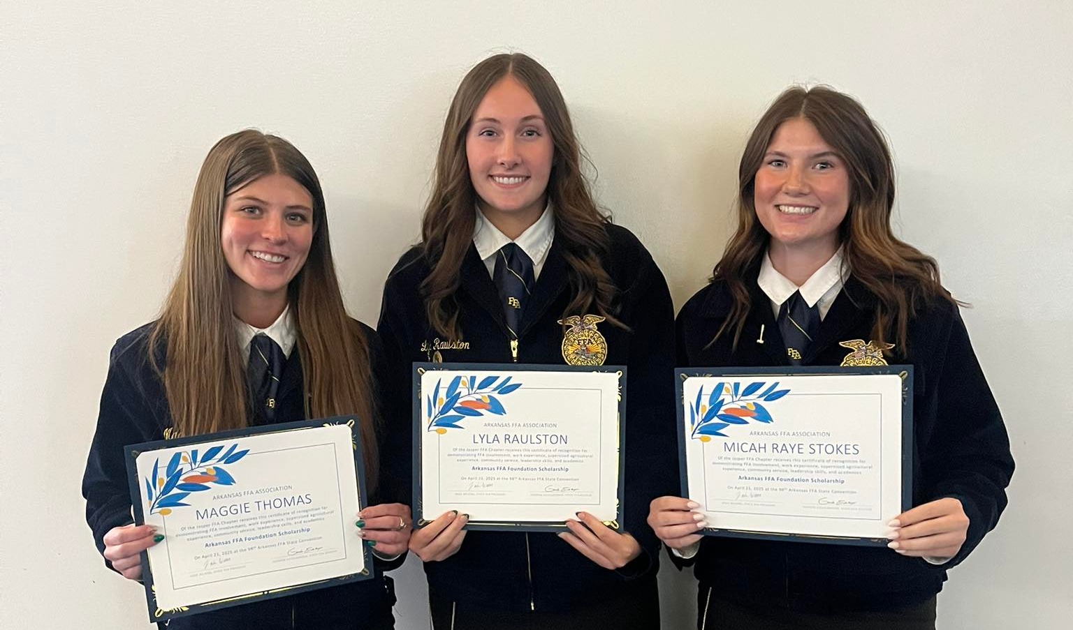 Jasper FFA State Degree 2025