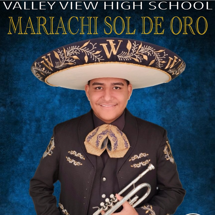 Jacob Campos (12th Grade), a Valley View HS Mariachi "Sol De Oro" member, has earned the prestigious honor of being named a Texas All-State Musician. Please help us congratulate this extraordinary young man! We are extremely proud of you Jacob. Go Tigers!