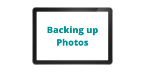 Backing Up Photos Icon