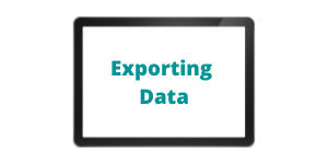 exporting Data help icon