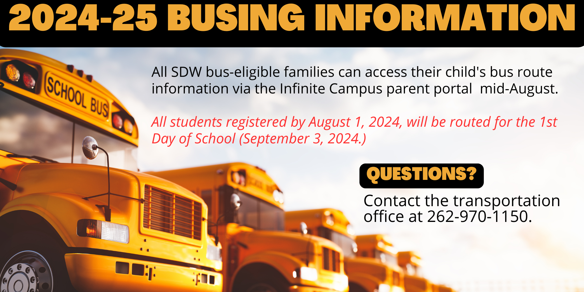 2024-25  Busing Information