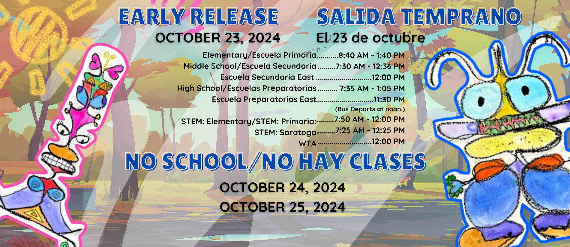 Early Release Reminder