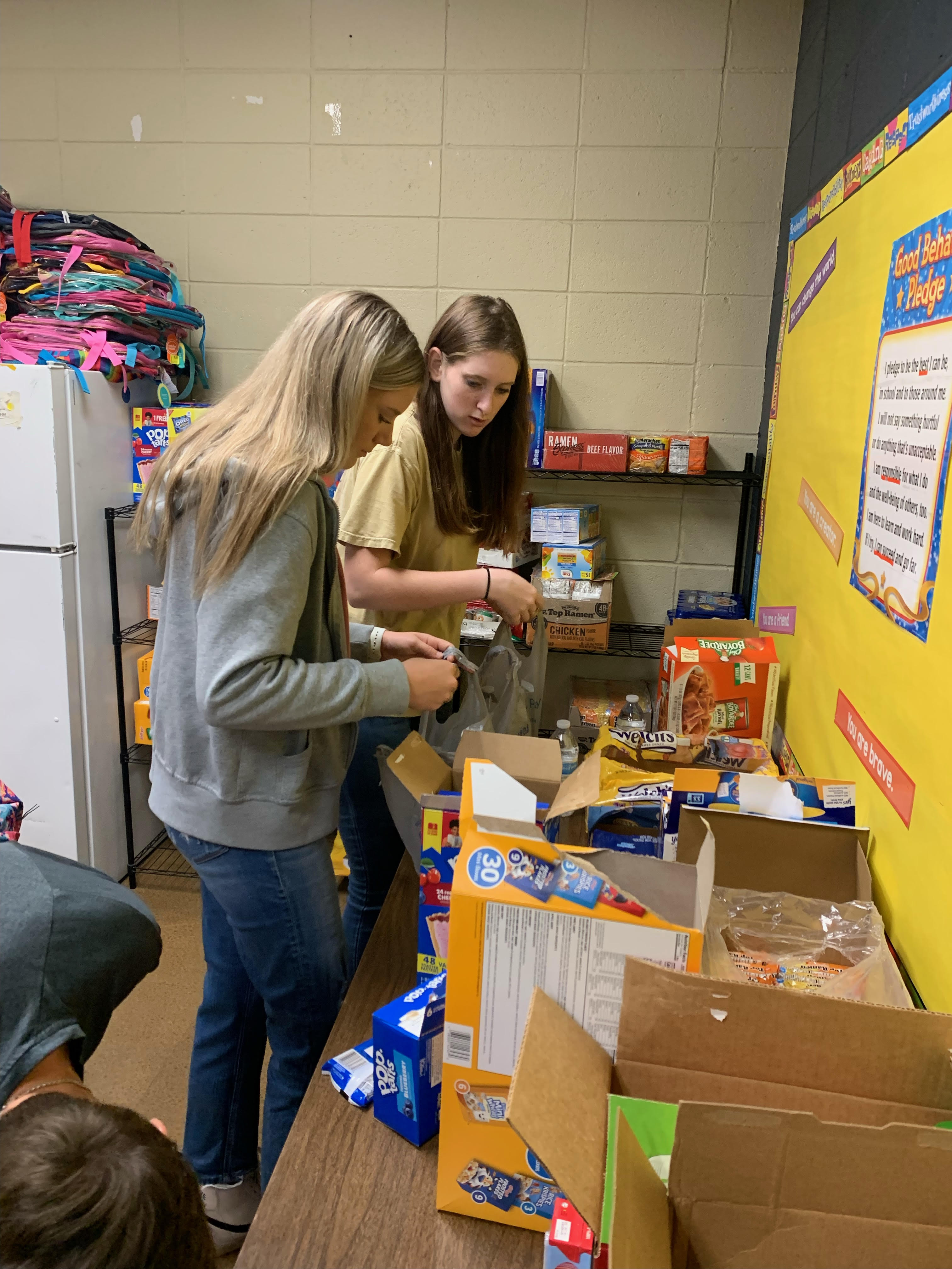Filling Backpacks