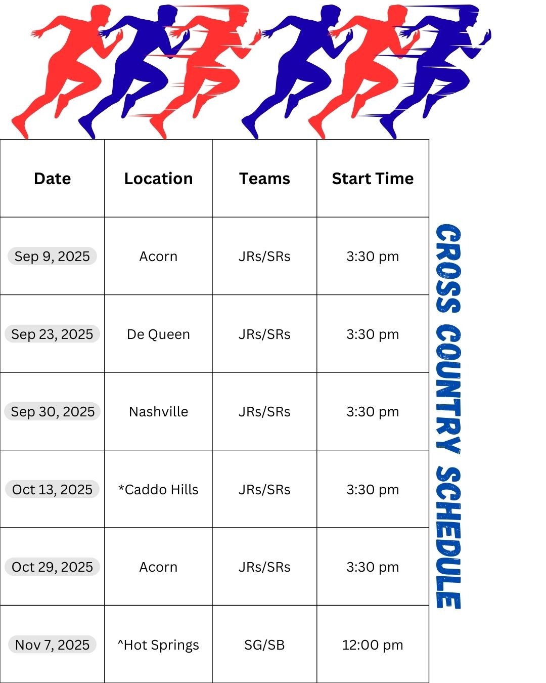 Schedule