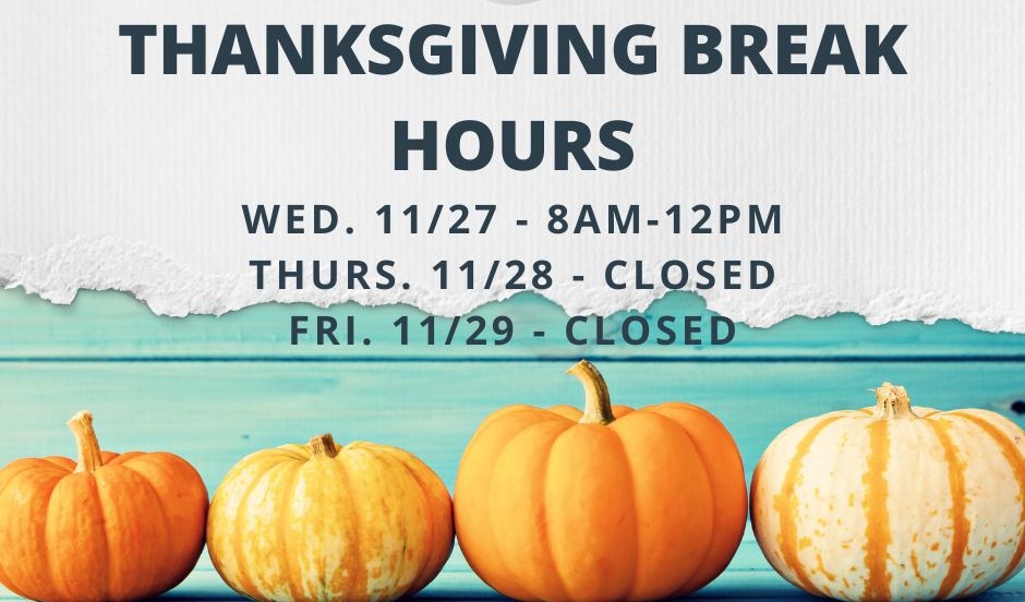 Thanksgiving Hours