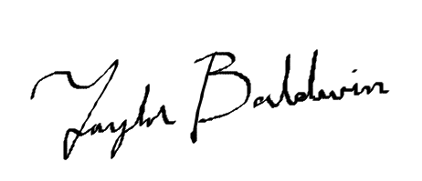 Taylor Baldwin signature