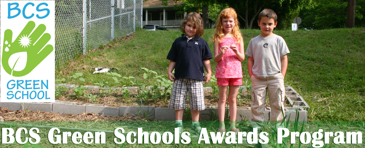 BCS Green Schools Awards Program banner