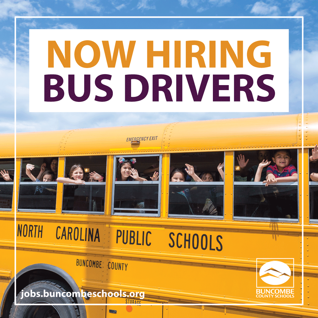 Now hiring bus drivers recruitment flyer