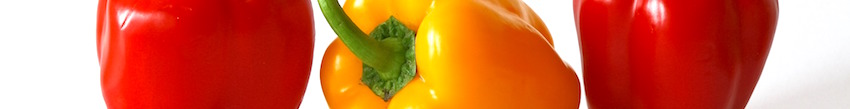 Artistic photo on bell peppers