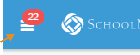 School Messenger hamburger menu