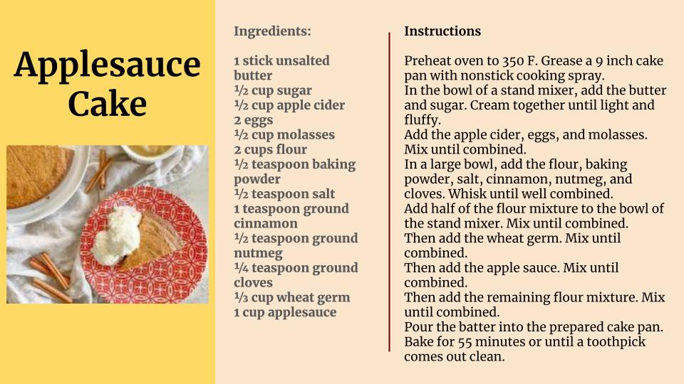 applesauce cake