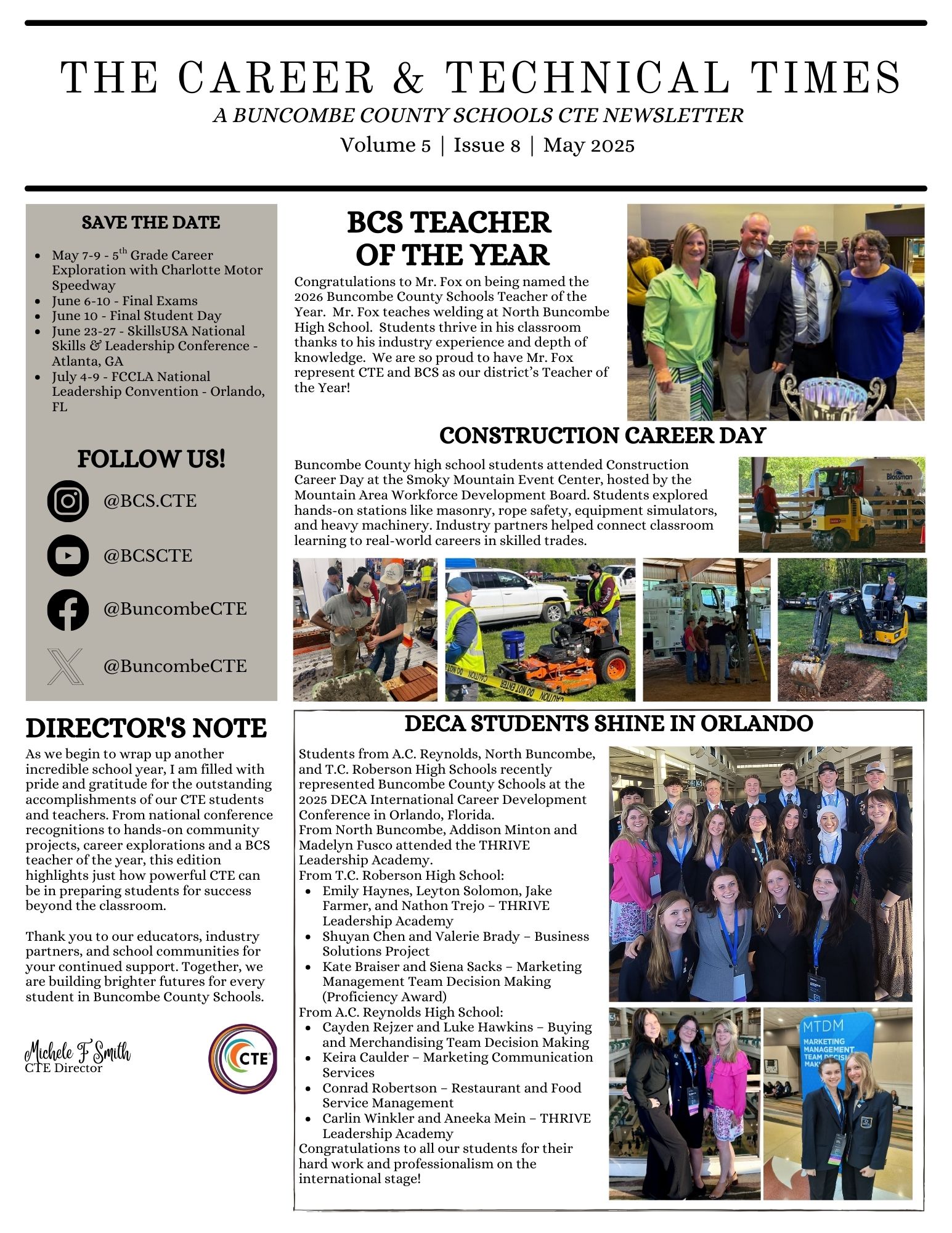 May Newsletter