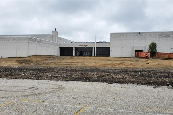 Construction Progress Picture of flattened dirt