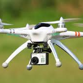 Picture of a drone carrying a camera