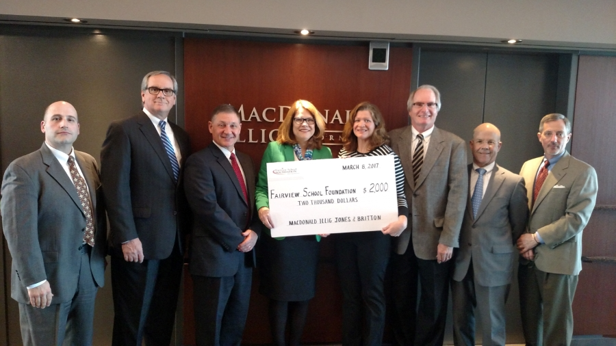 MacDonald Illig check presentation
