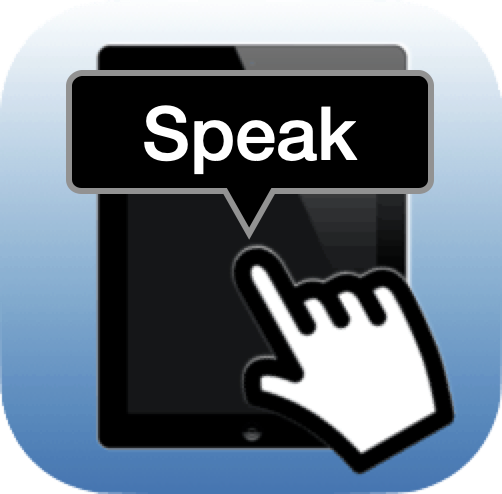 Speak Text icon