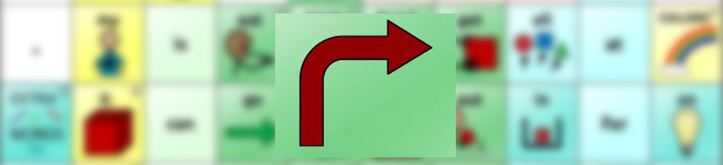 Header logo with the graphic symbol representing "turn".