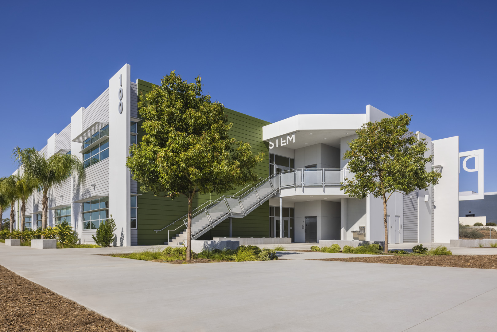 New 2-Story STEM building exterior