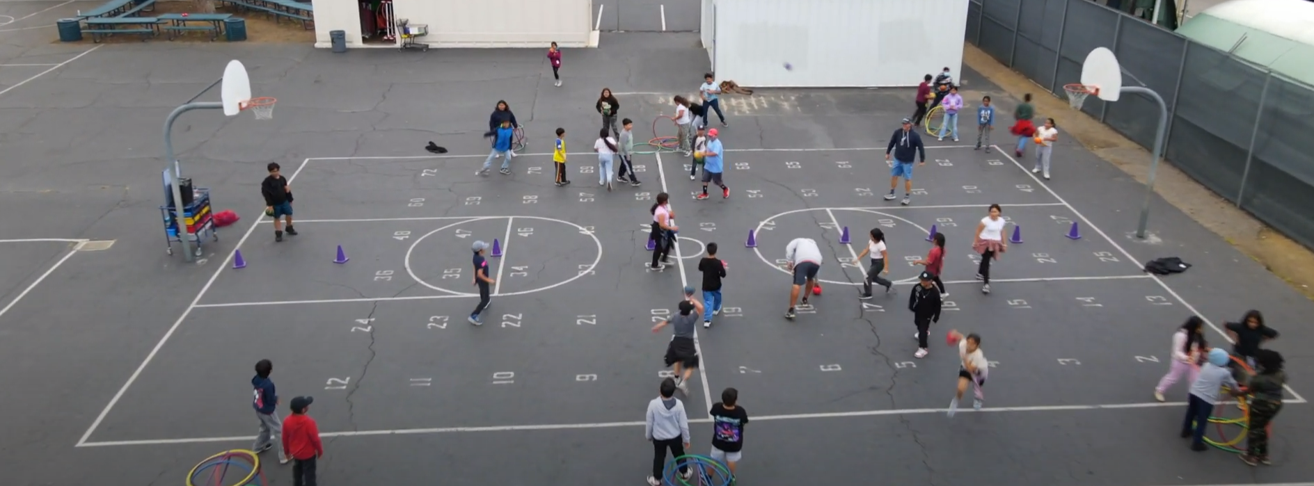 Lincoln Elementary School exterior play court