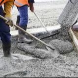 Pouring cement