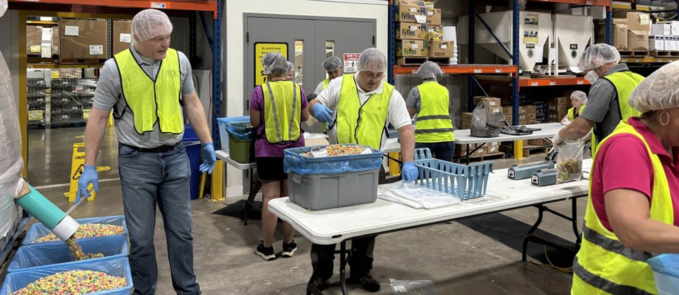 Serving at the Food Bank