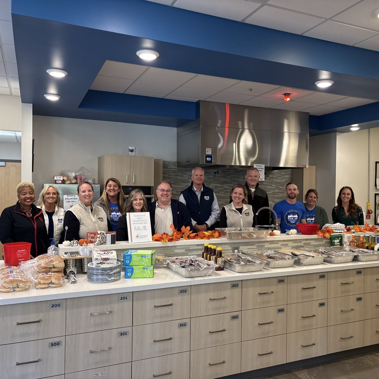 Members of the ROE serving lunch at Ronald McDonald House