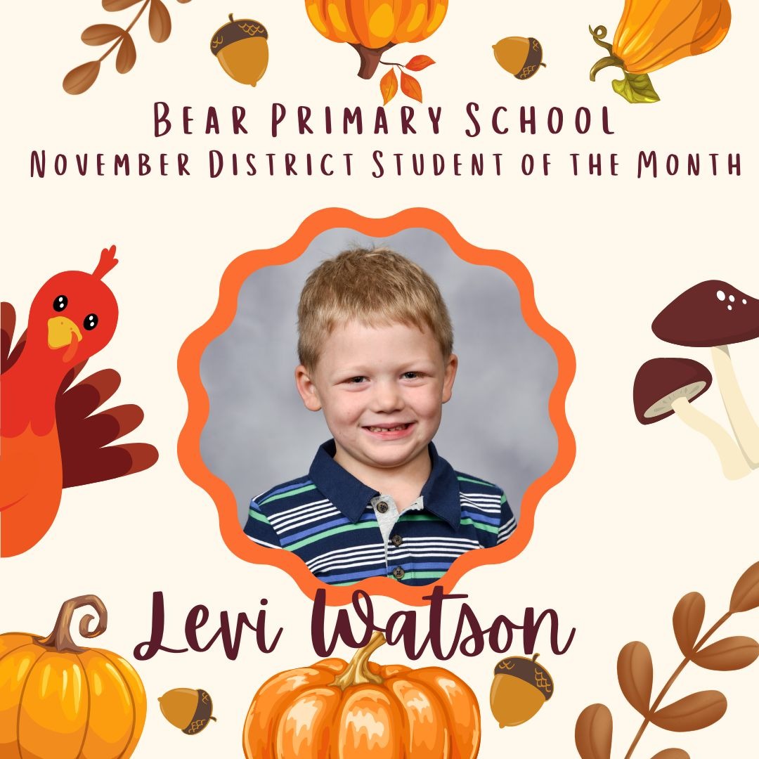 Levi Watson - Student of the Month