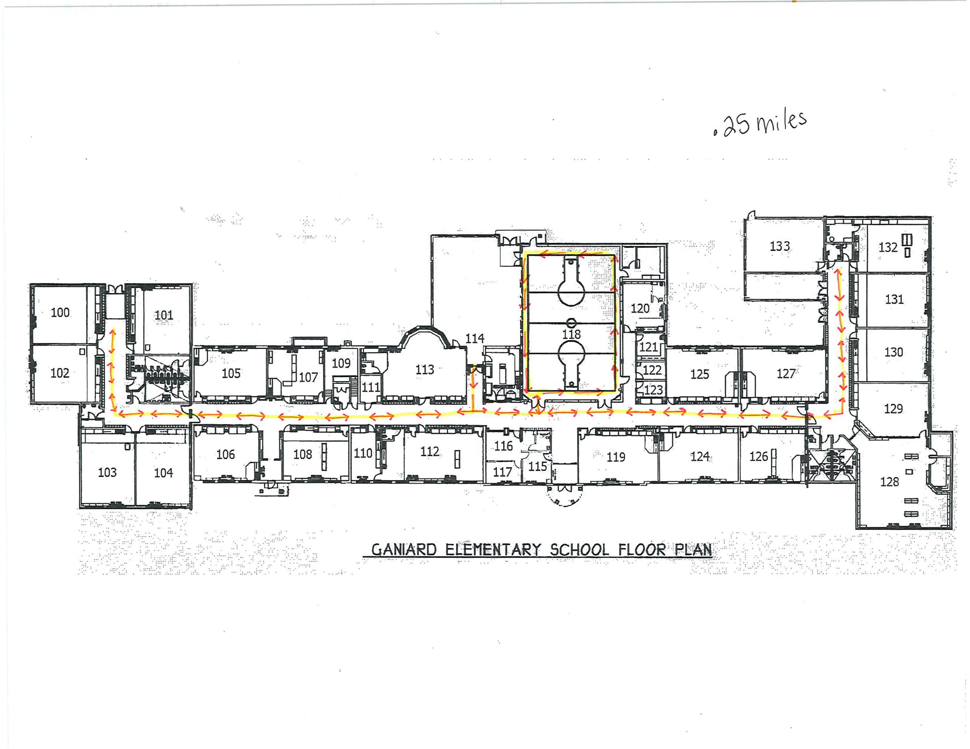 Ganiard Indoor Walk Map