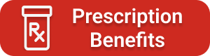 rx bottle icon on red button labeled prescription benefits