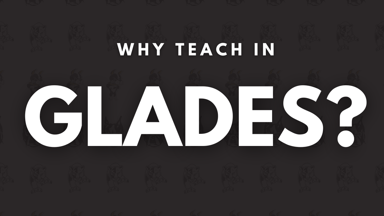 why teach in glades logo/banner