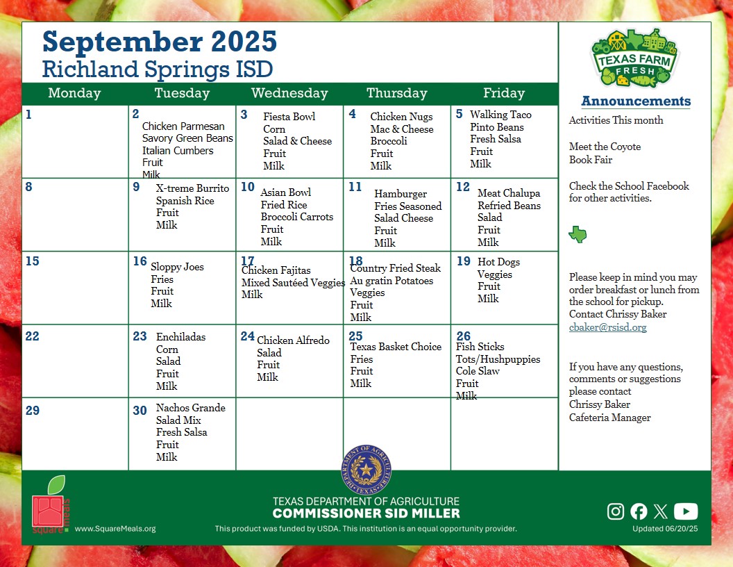 Sept 2025 Lunch