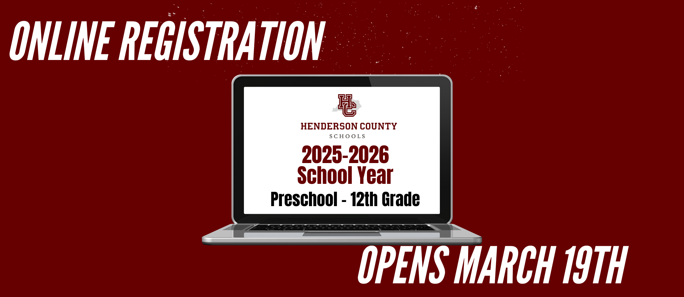 online registration opens March 19th