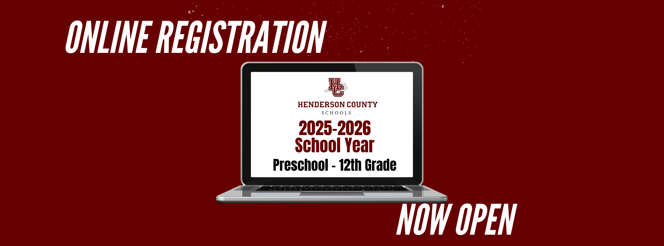 online registration now open