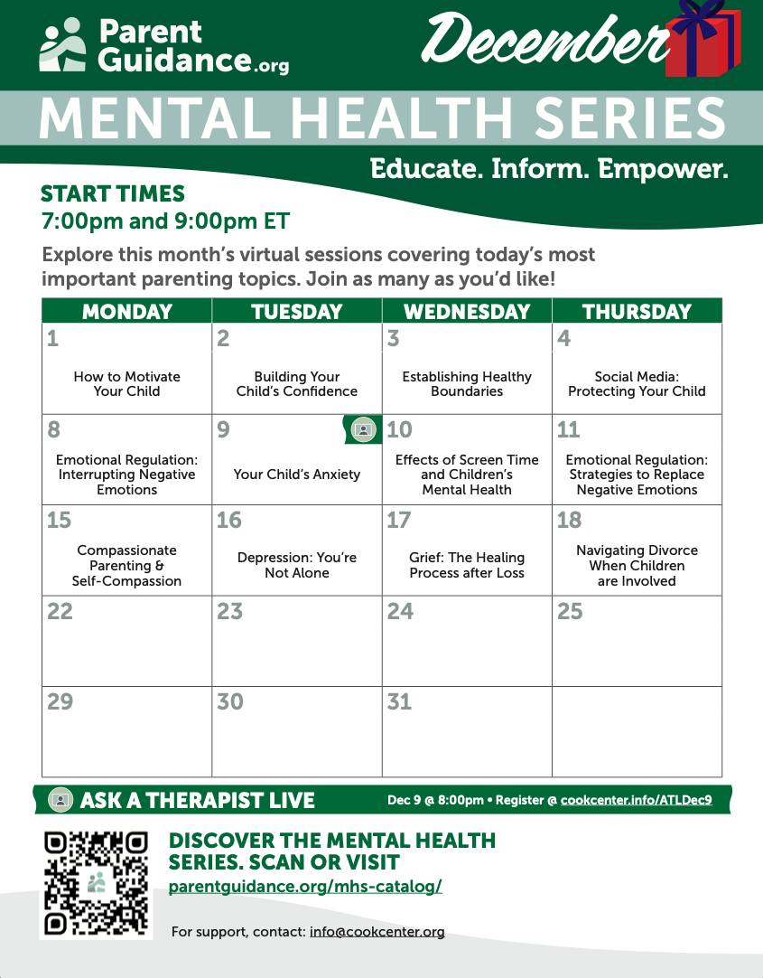 December Mental Health Series