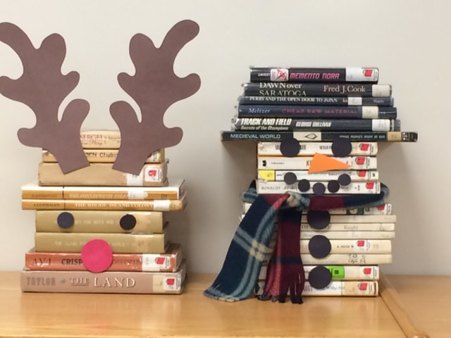 Festive Library Decoration