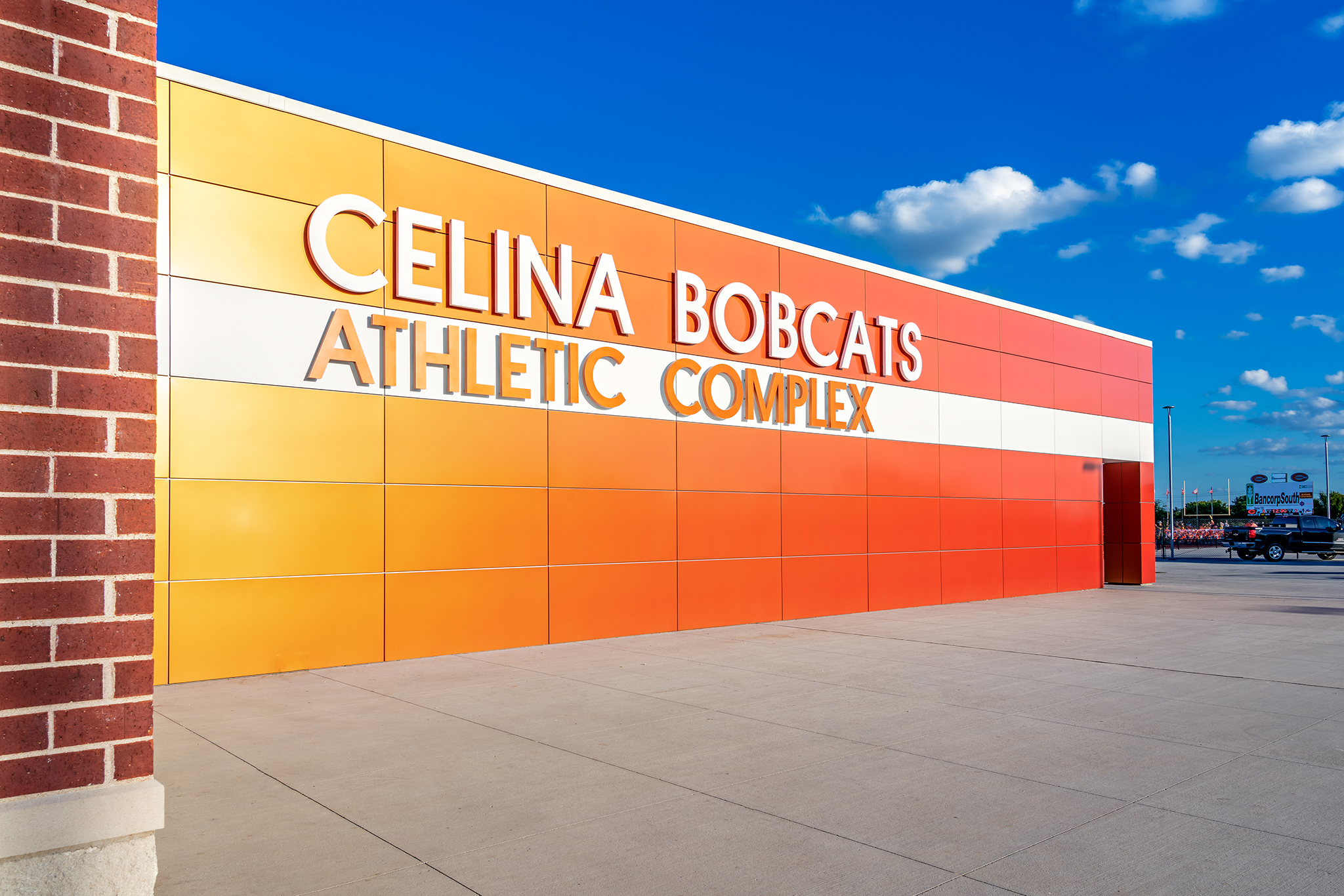 Celina Bobcat Athletic Complex Entry Wall