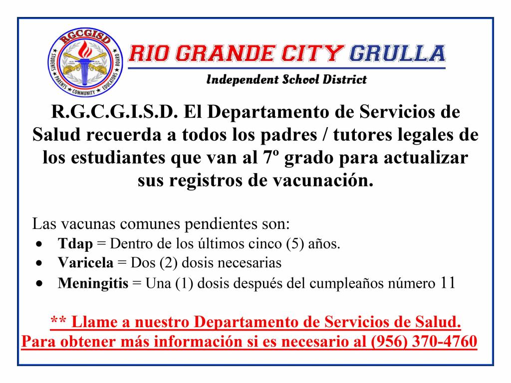 Vaccine Information spanish