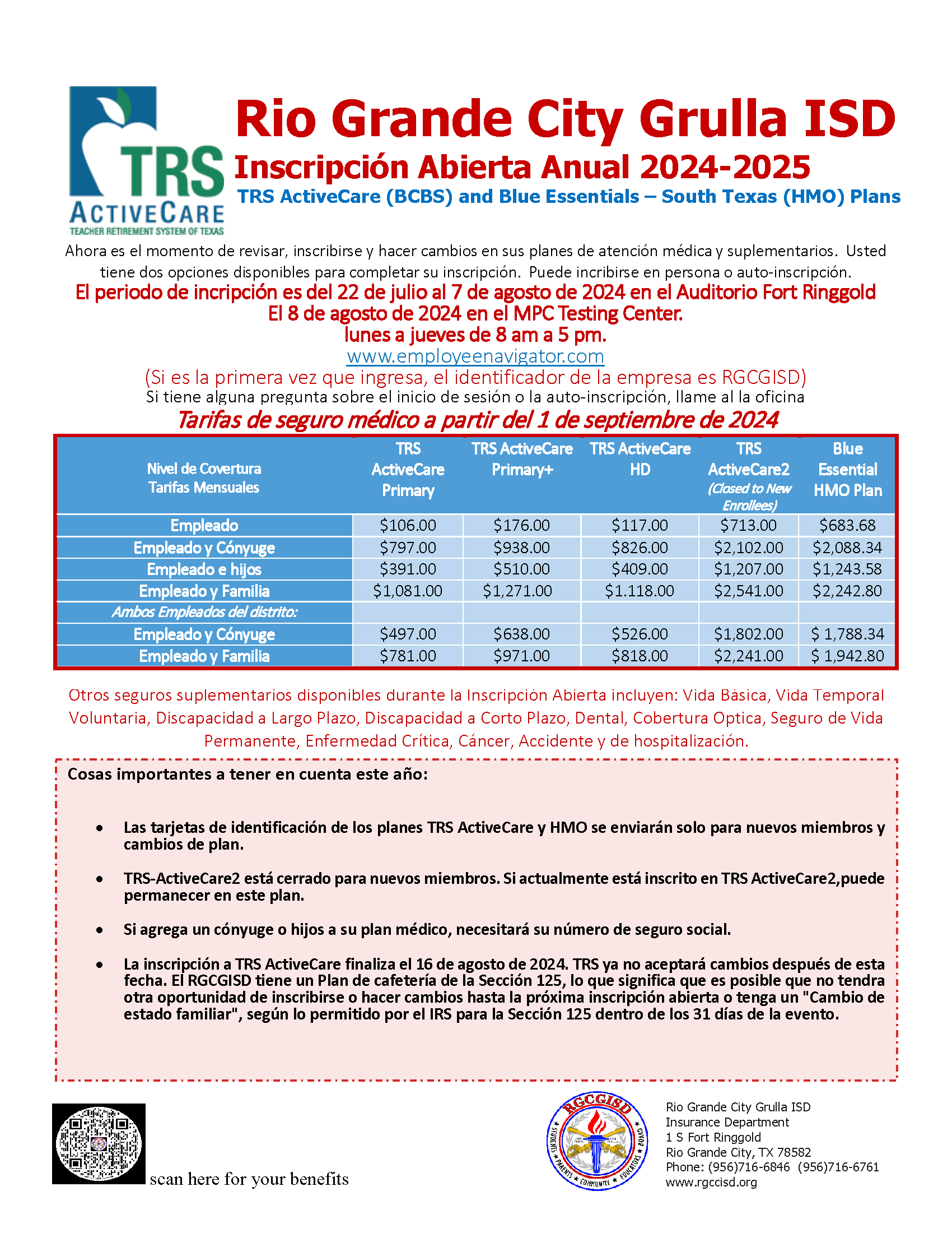 Rates Spanish