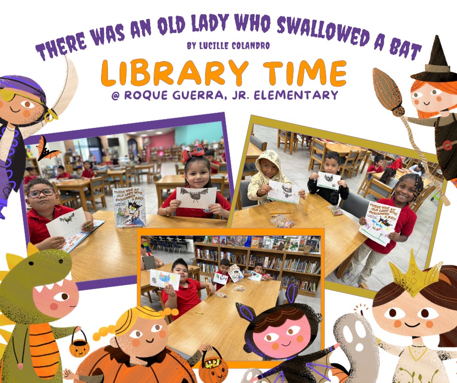 Roque Guerra, Jr. Elementary Library Time