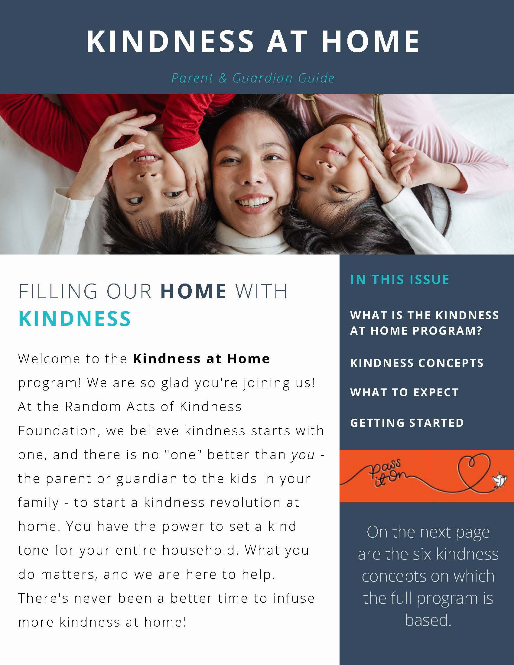 kindness at home newsletter