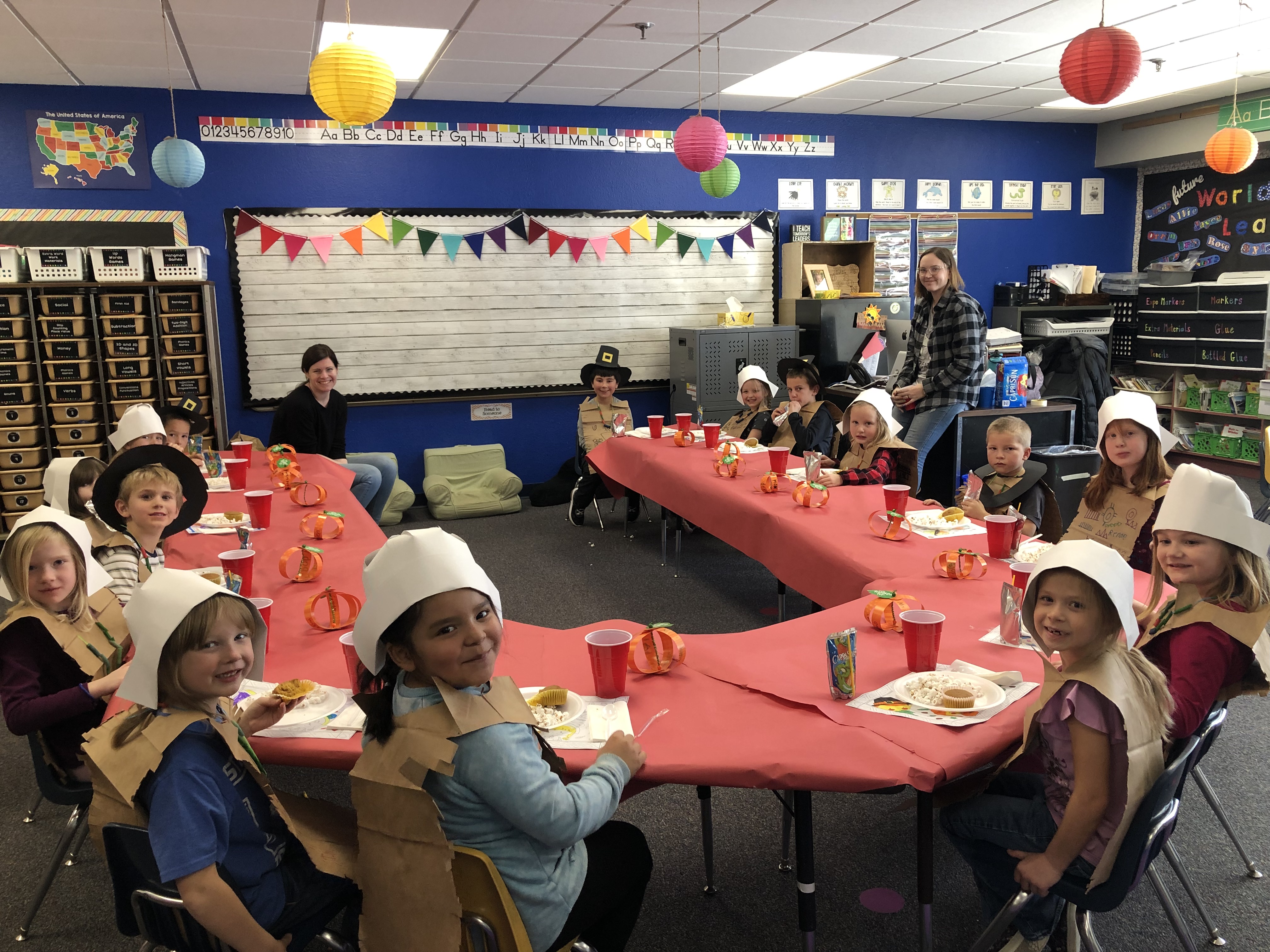 1st grade thanksgiving feast
