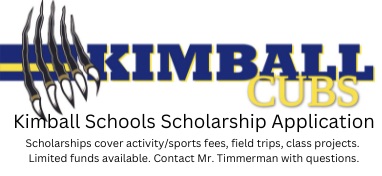 Kimball scholarships logo and link