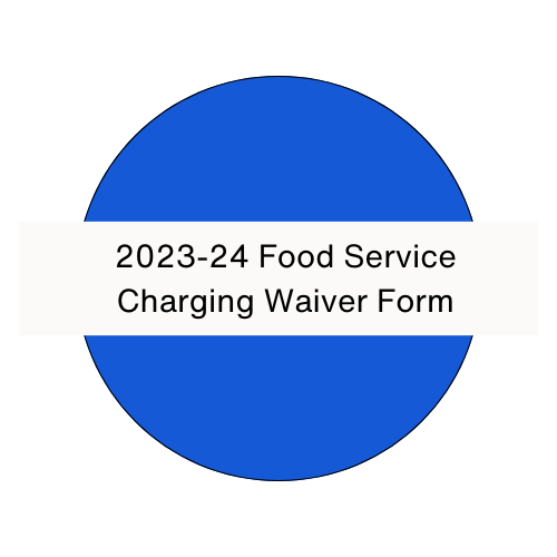 Food service charging waiver form logo