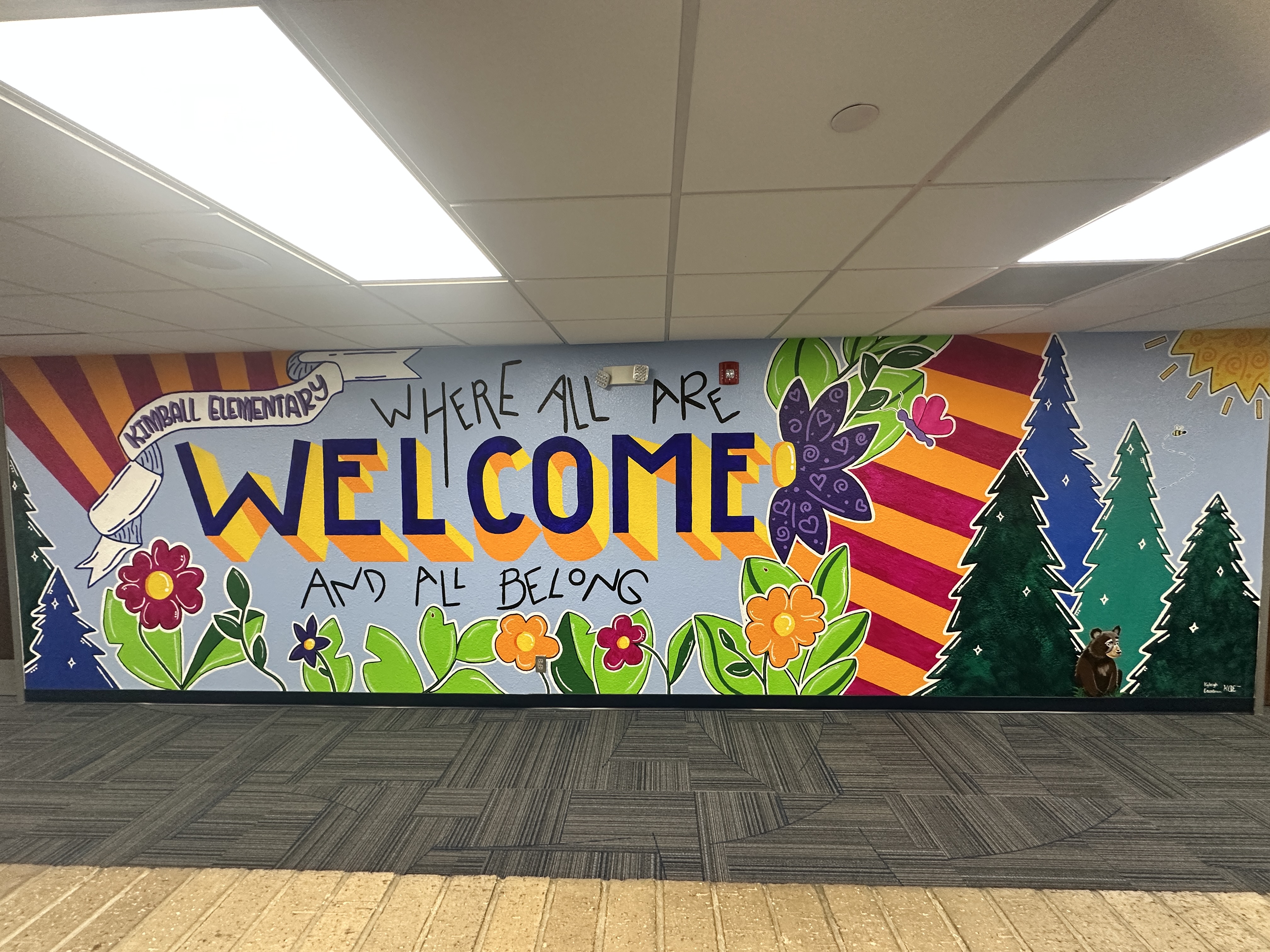 welcome mural