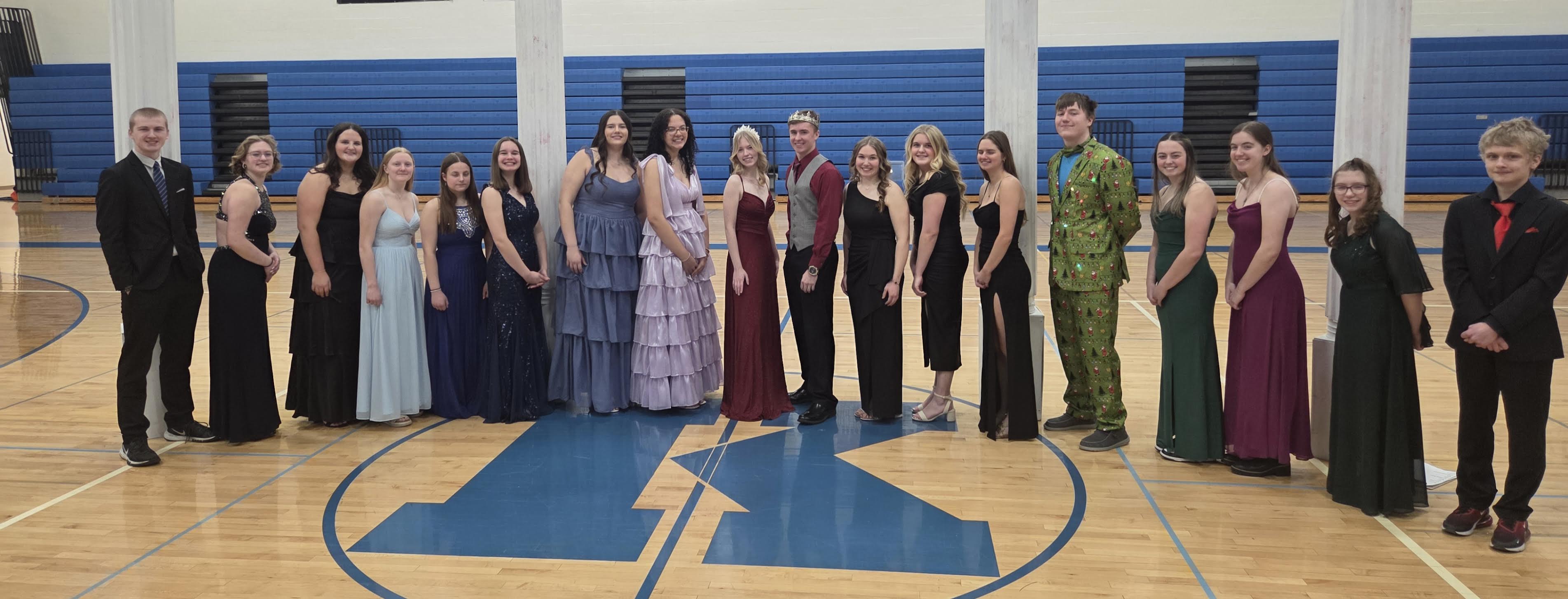 student sno days court coronation group photo
