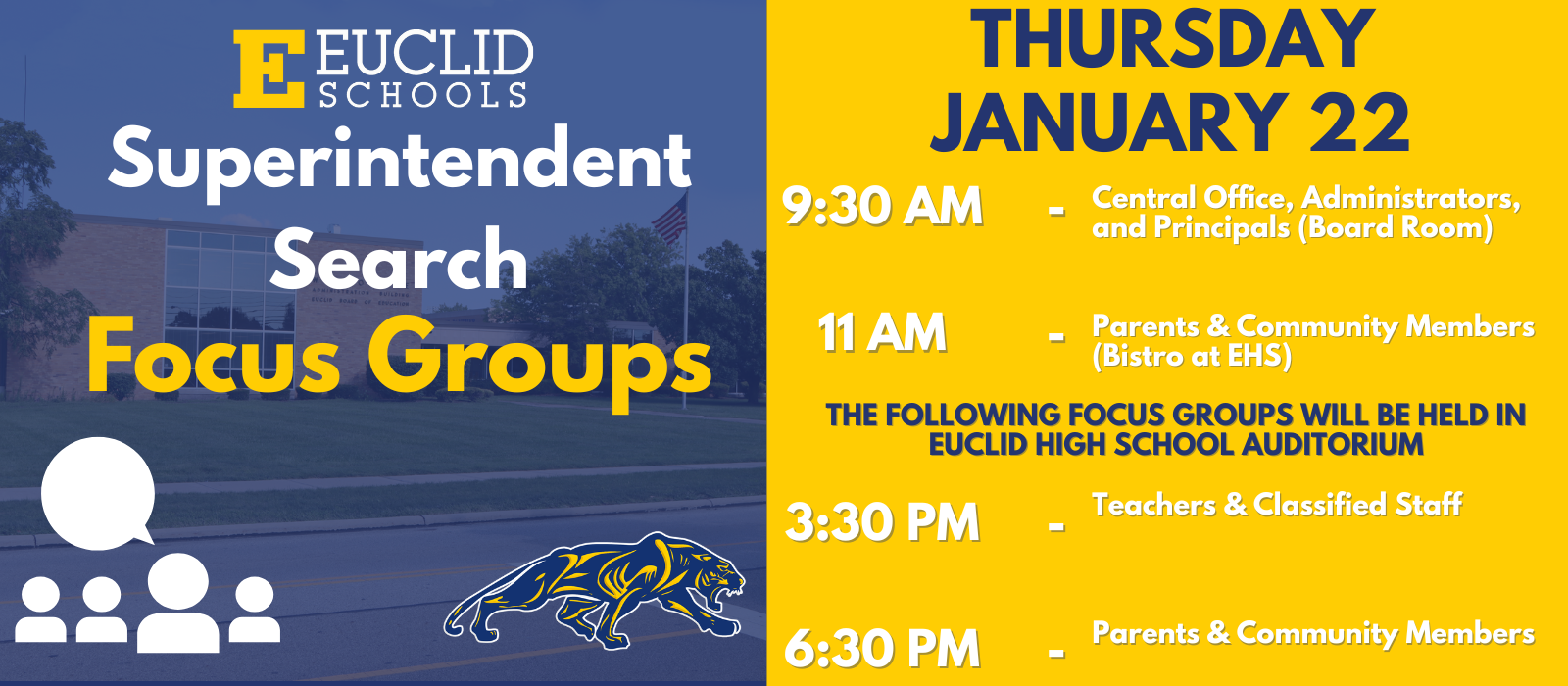 Superintendent Search Focus Groups