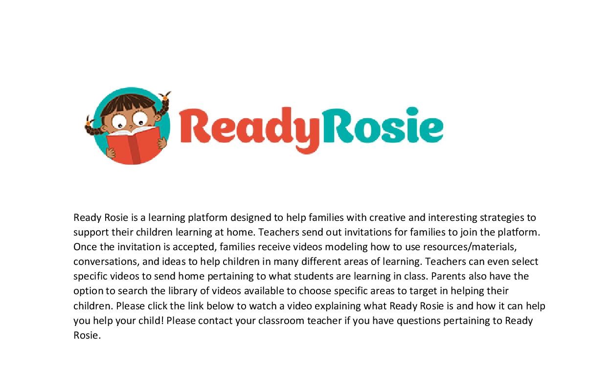 Ready Rosie Information