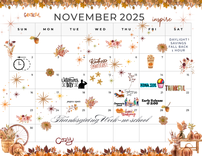 November Calendar